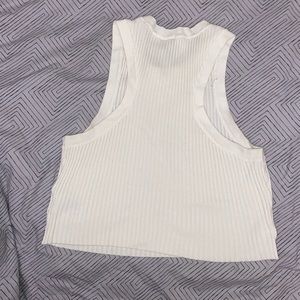 H&M white tank crop top